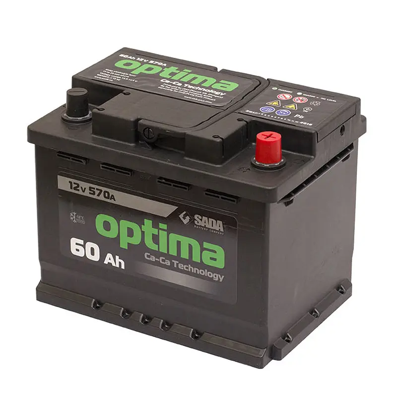Автомобильный аккумулятор Optima 6СТ-60 (-/+) Евро 12В 60Ач 570А - фото 3