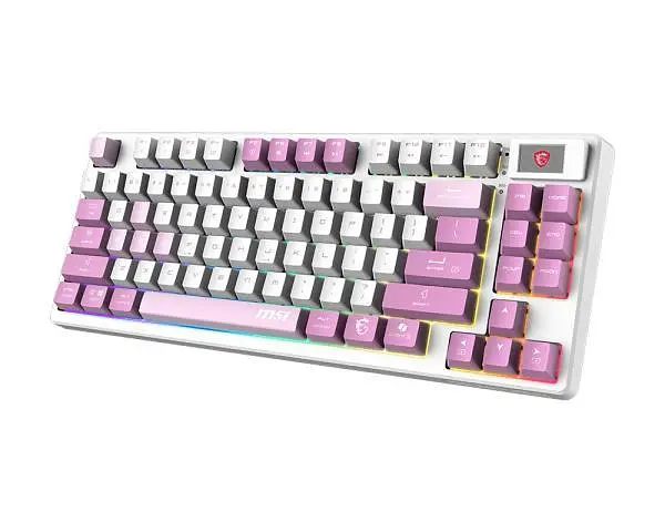 Клавиатура GAMING VIOLET UA FORGE GK600 TKL W VIOLET MSI - фото 3