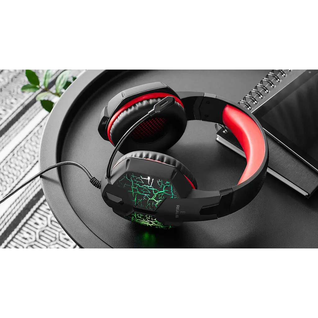 Ігрові навушники REAL-EL GDX-7750 Black/Red (EL124100048) [112564] - фото 15