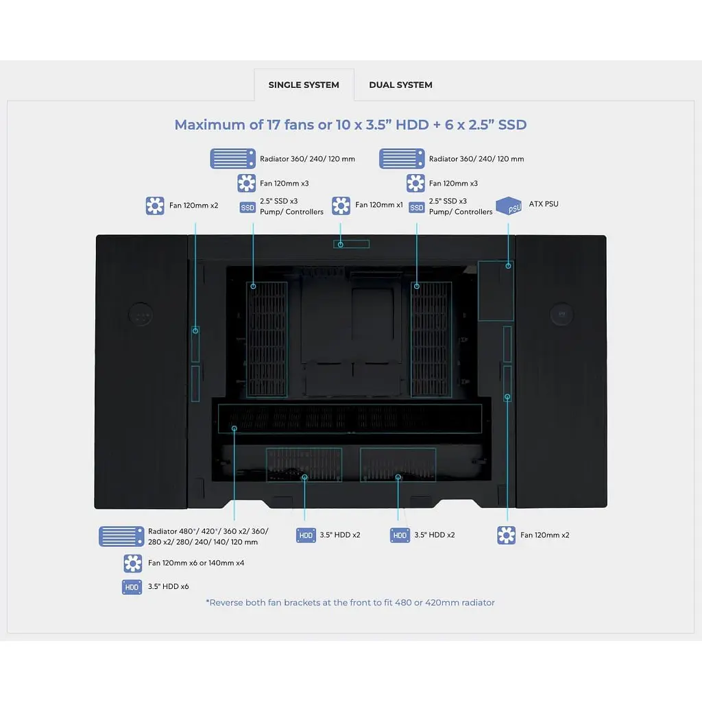 Геймерський стіл Lian Li DK07X Gaming Desk Black (G99.DK07X.10EU) - фото 13
