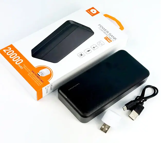 Power bank WUW Y146 20000 mAh Black - фото 2