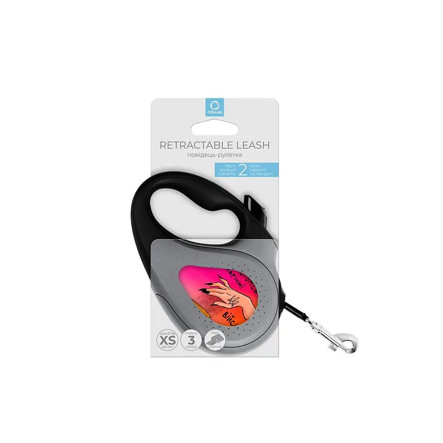 Поводок-рулетка для собак Waudog R-leash рисунок Конотопские магические войска XS до 12 кг 3 м - фото 2