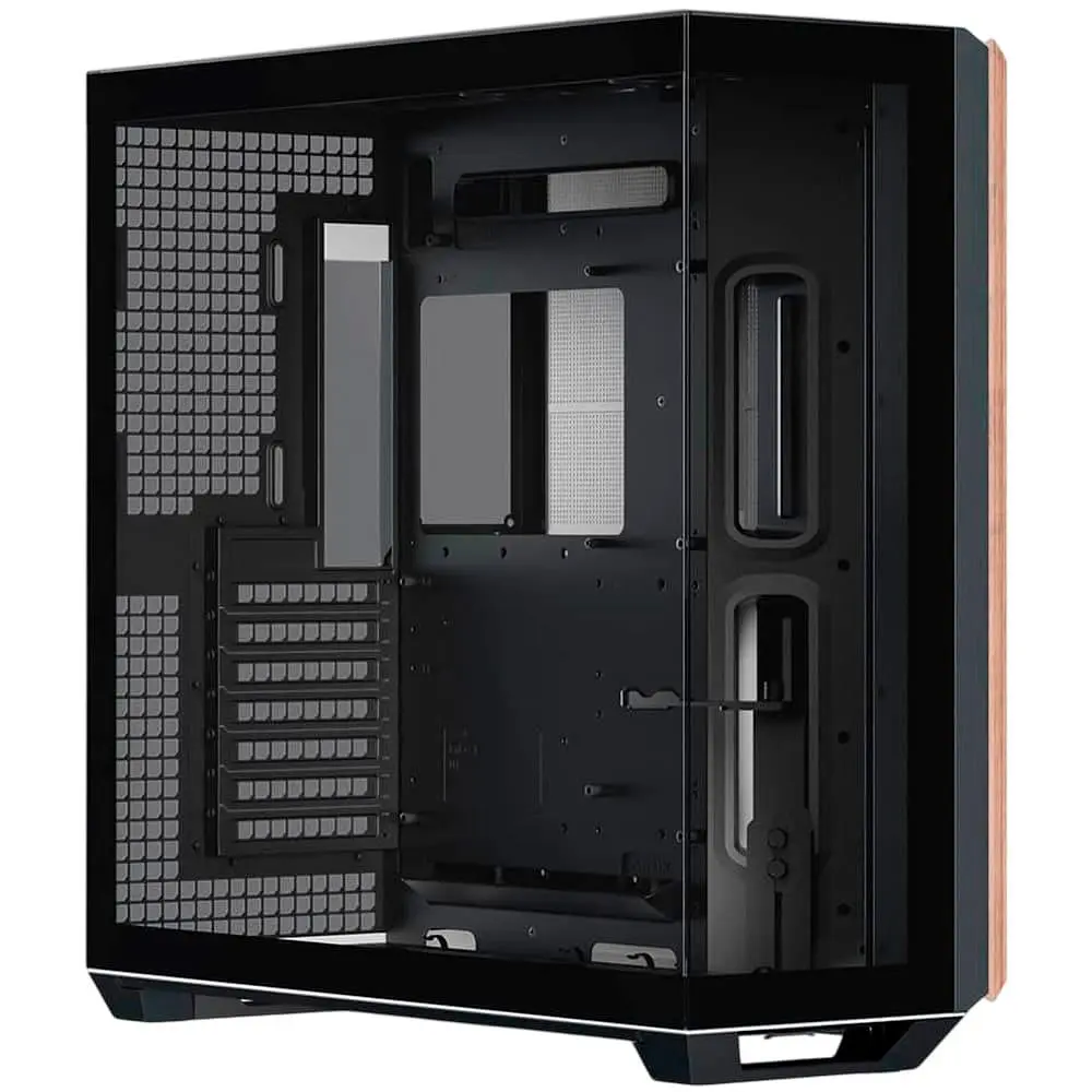 Корпус APNX V1-W Tempered Glass без БП Black/White/Wood (APCM-VI01103.M1) - фото 8