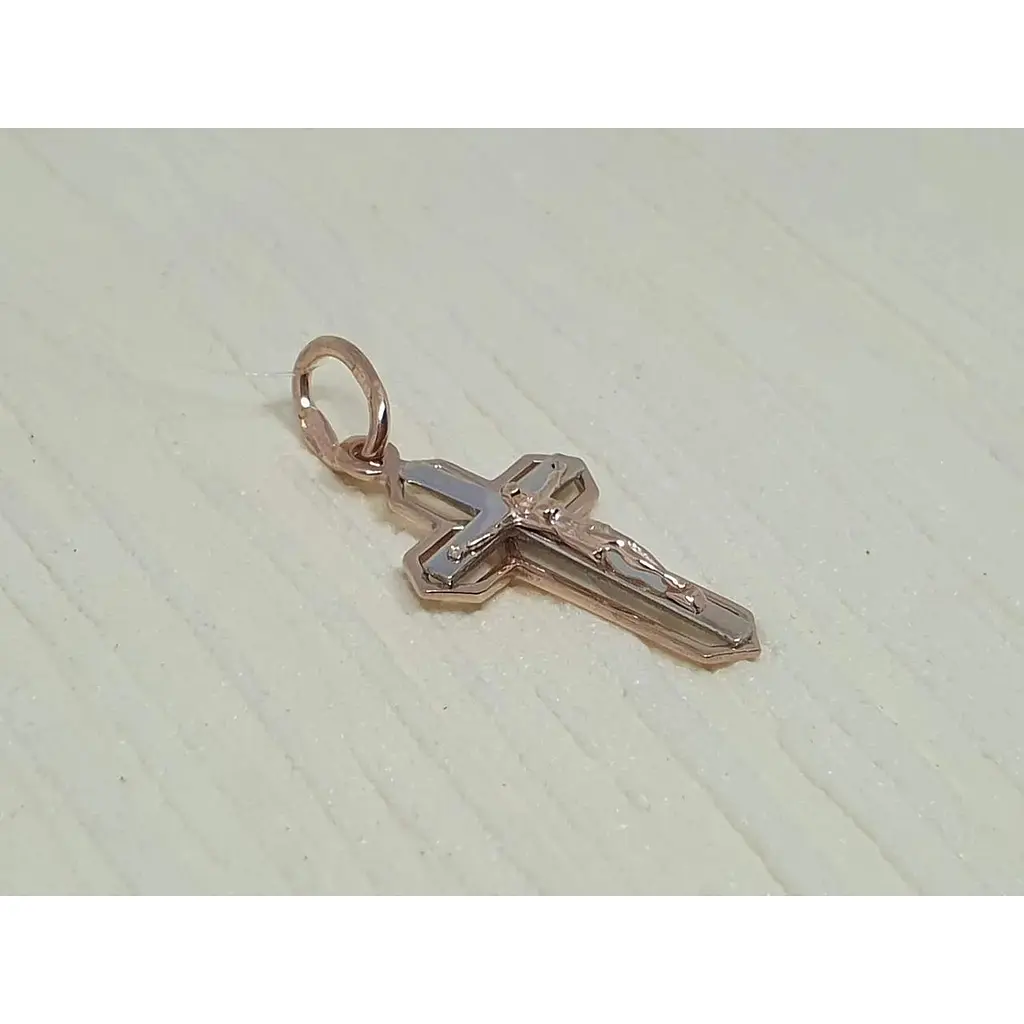 Золотий хрестик Sova jewelry house. Розп'яття Христа. 3009655112 - фото 2