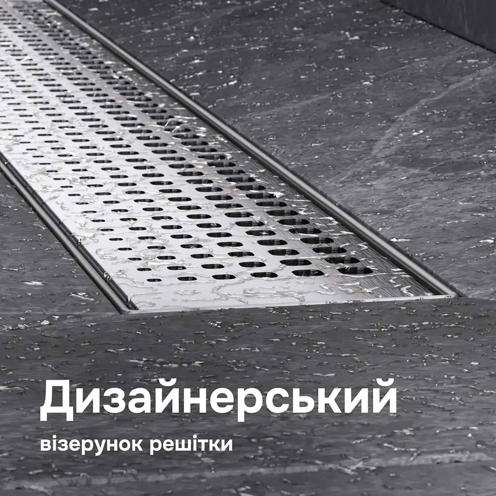 Трап для душу лінійний AM.PM Masterflow Cut Gradient 500 мм, універсальний затвор, хром (W01SC-P11-050-01SB) - фото 3