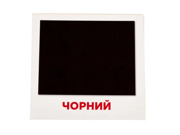 Розвиваючі картки "Кольори" (110х110 мм) 101840 укр. /англ. мовою - фото 3