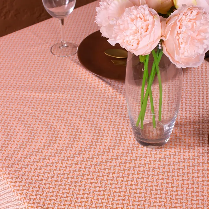 Скатерть MirSon №302 Jacquard orange 220x140 см жаккард - фото 2