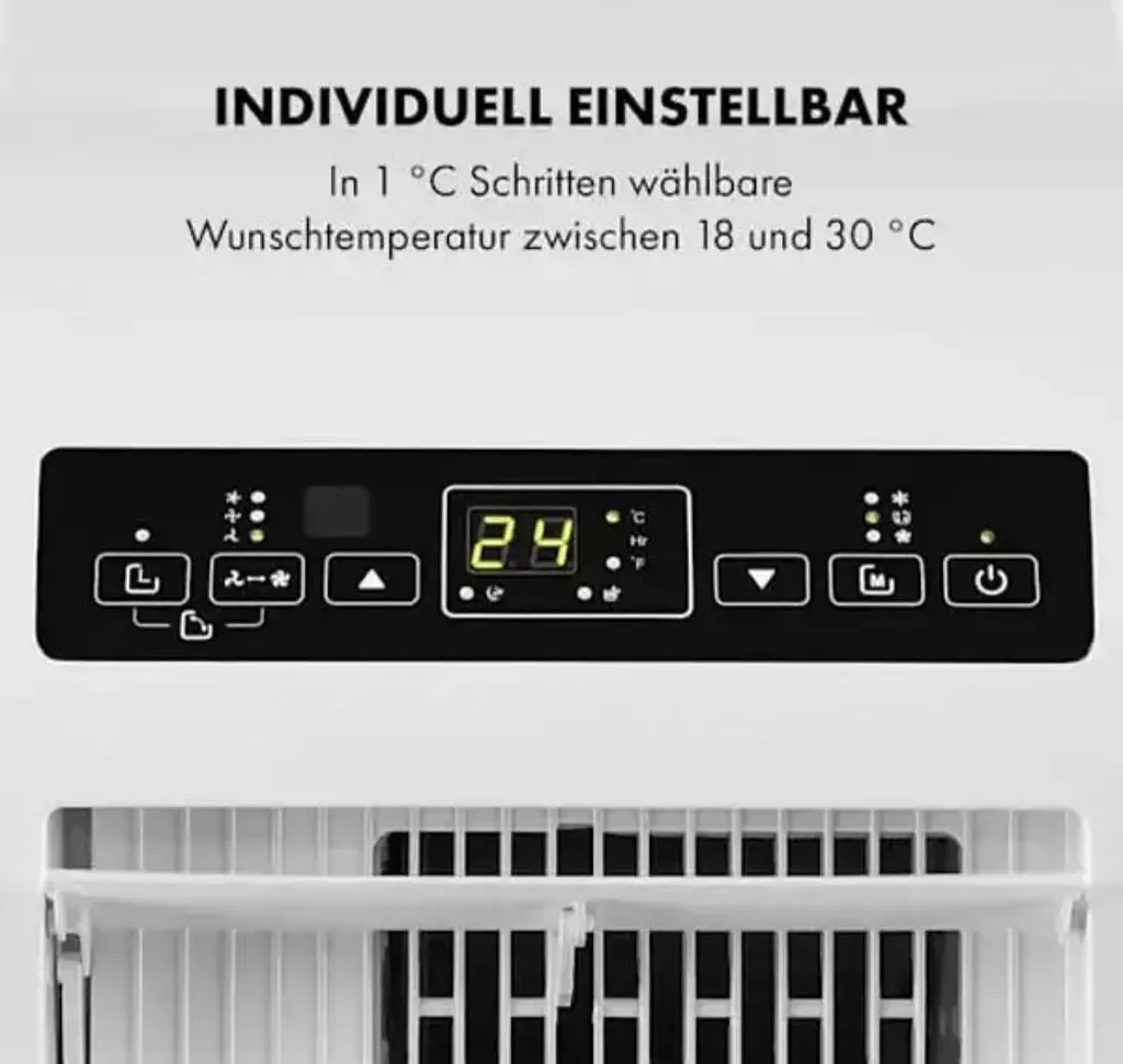 Кондиціонер мобільний KLARSTEIN Metrobreeze Rome 10 000 BTU/3,0 кВт EEC A+ 49 м2 10029856 - фото 4