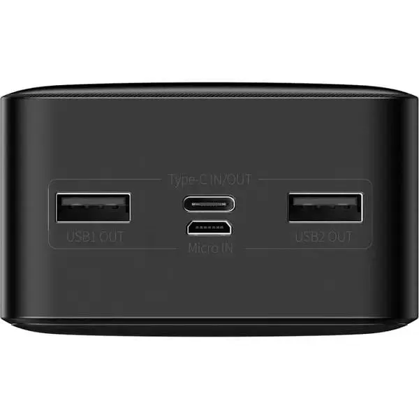 Зовнішній акумулятор Baseus Bipow Digital Display Overseas 30000 mAh 15W (PPBD050201) чорний - фото 2