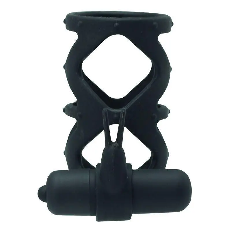 Віброкільце Toyz4lovers Timeless Slender, 7,5 см (чорний) - фото 2