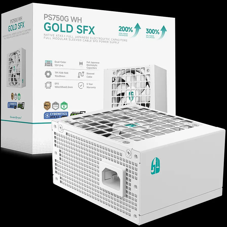 Блок живлення DeepCool GamerStorm PS750G 750W Білий (R-PS750G-FE0W-JGEU) - фото 6