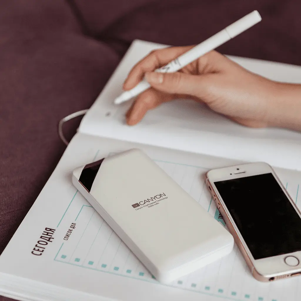 Наружный аккумулятор 10000 mAh Canyon CNE-CPBP10W 2xUSB LED дисплей - фото 5