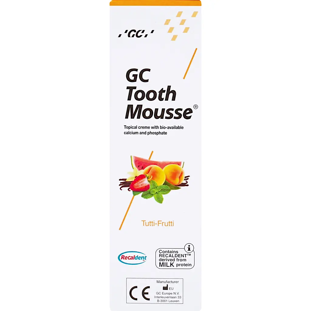 Уцінка. Крем для зубів GC Tooth Mousse Tutti-Frutti 35 мл  - фото 2