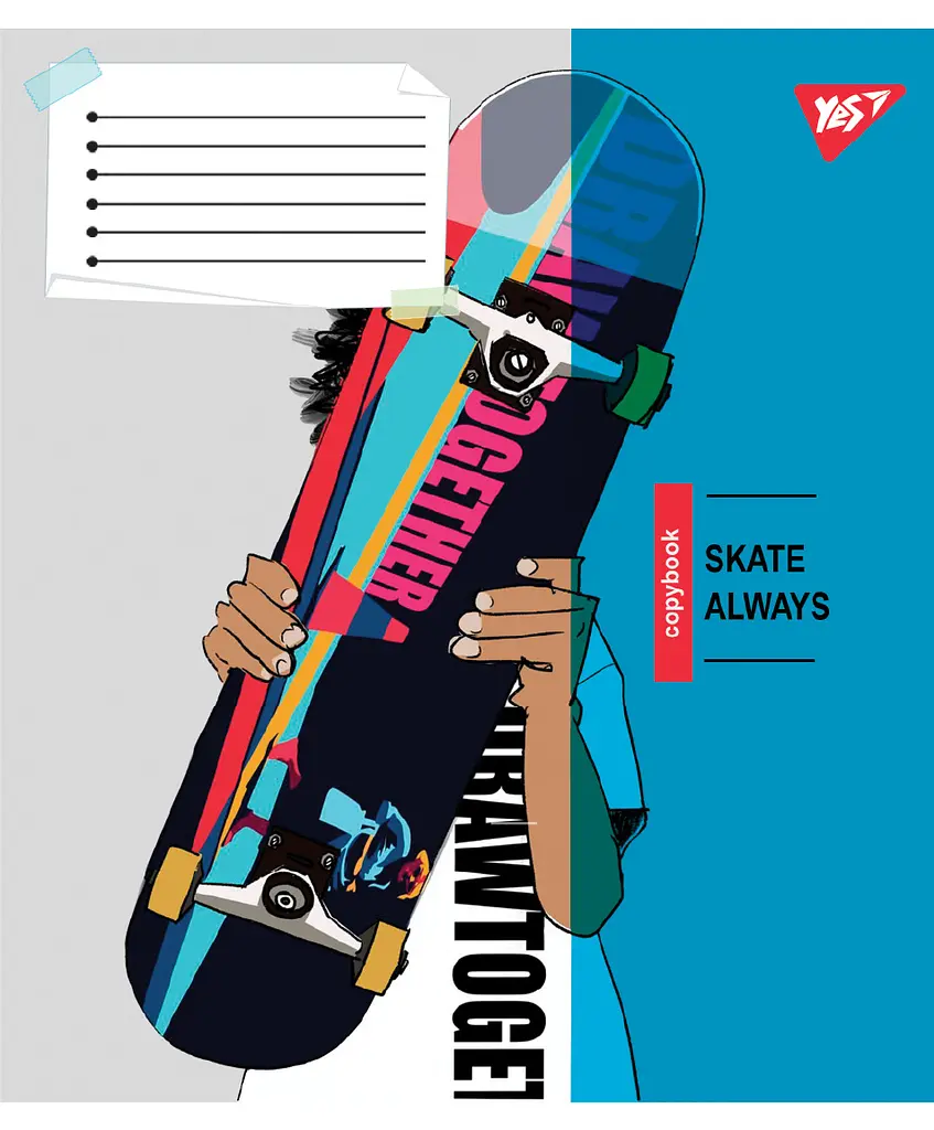 Упаковка зошитів Yes Skate is always учнівський загальний 10 шт./60 кл. (767815) - фото 3