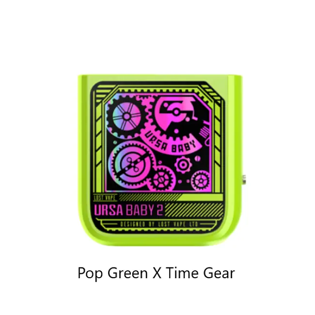 Под-система Lost Vape Ursa Baby 2 Pod 900 mAh 2.5 ml Kit Pop Green x Time Gear (15800) - фото 2