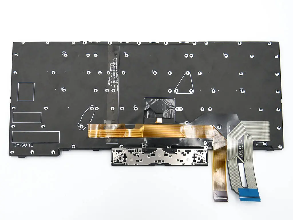 Клавіатура для Lenovo ThinkPad E480, E485, L480, L380, T490, E490, E495, L490, T495, yoga L390 (T480S. 01YP360, 01YP520) (UA Black з підсвічуванням). - фото 2