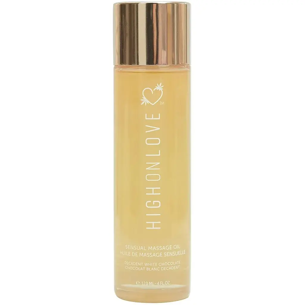 Массажное масло HighOnLove Massage Oil - Decadent White Chocolate (120 мл) - фото 2