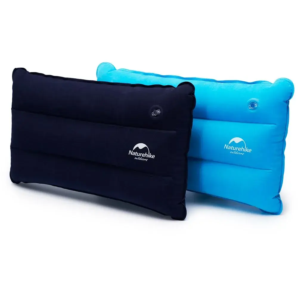 Туристична подушка Naturehike Square Inflatable NH18F018-Z темно-блакитна (6975641885504) - фото 4