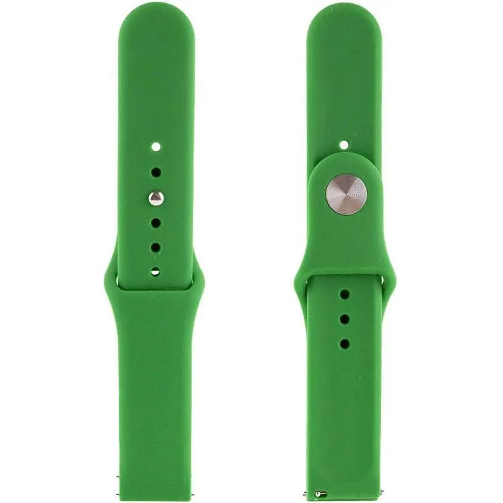 Універсальний ремінець DK Silicone Band для Amazfit Bip 20mm Green [139834] - фото 3