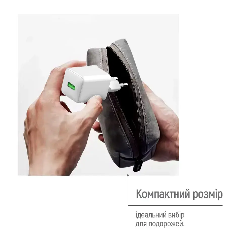 Зарядний пристрій ColorWay USB QC3.0 18W white (CW-CHS063Q-WT) - фото 10
