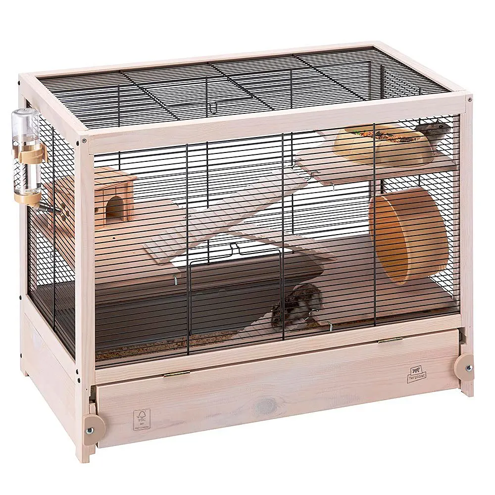 Деревяна клітка Ferplast Hamsterville для хом`яків та мишей - фото 11
