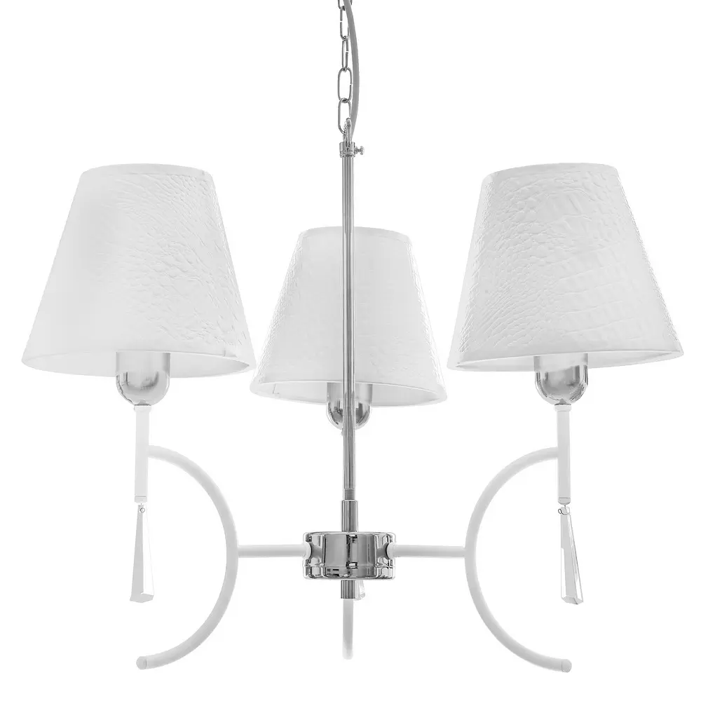 Люстра подвесная Nowodvorski с абажуром E14 60W WH (NOWODVORSKI 4507S/3) - фото 5