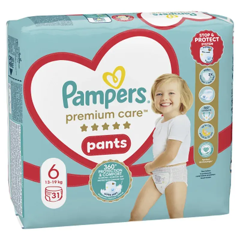 Підгузки Pampers Premium Care Pants Extra Large (15+ кг), 31 шт. (8001090759917) - фото 2