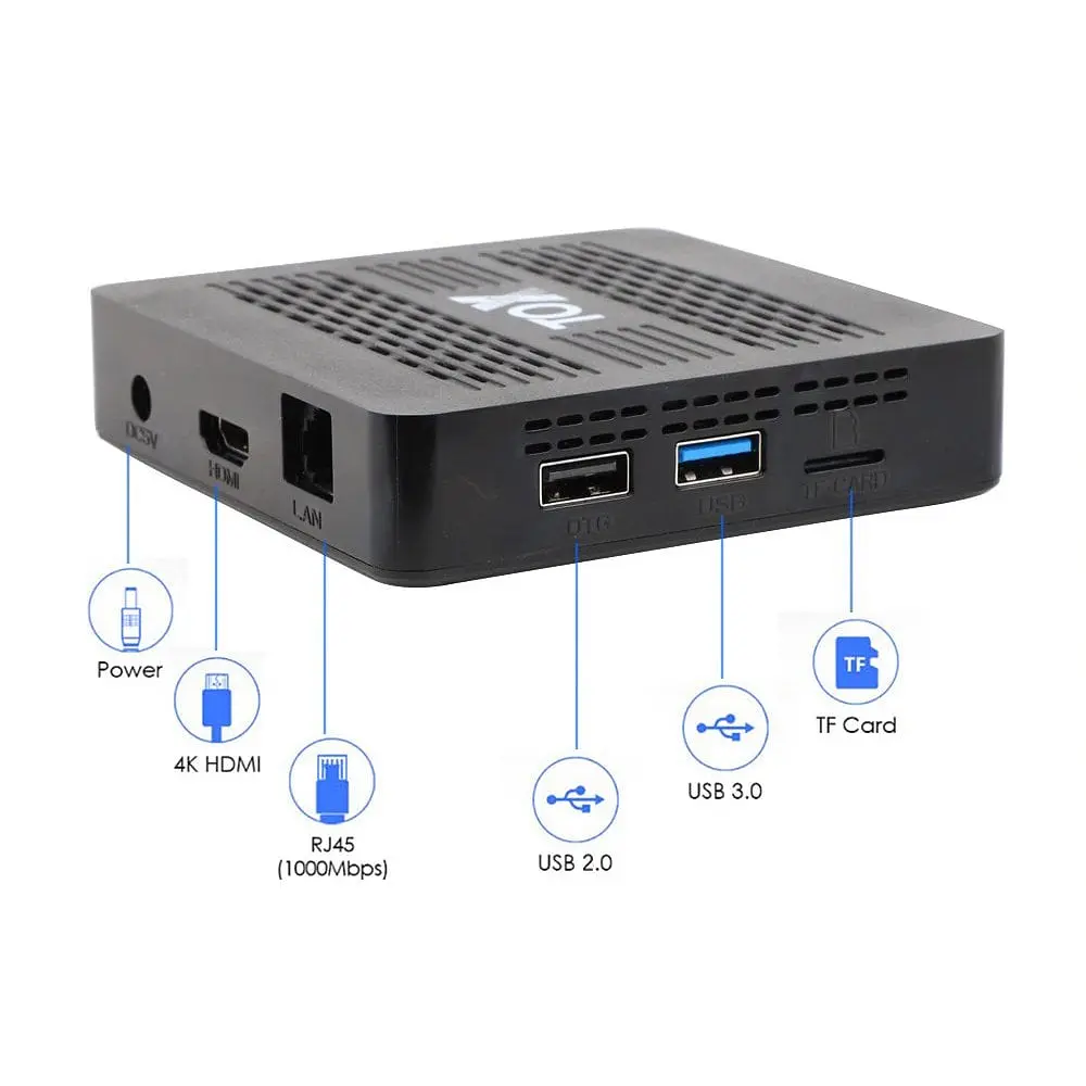 Смарт ТВ приставка TOX3 4/32 Гб rev. 2 Smart TV Box Android 11 - фото 5