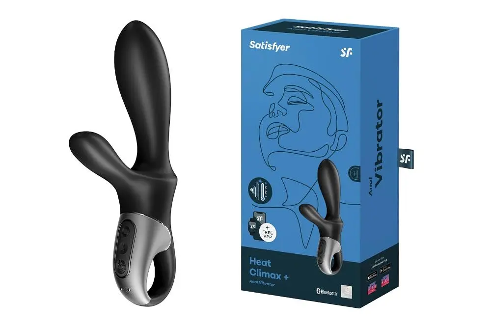 Вібратор Satisfyer Heat Climax + Connect App 20.5 см чорний - фото 5