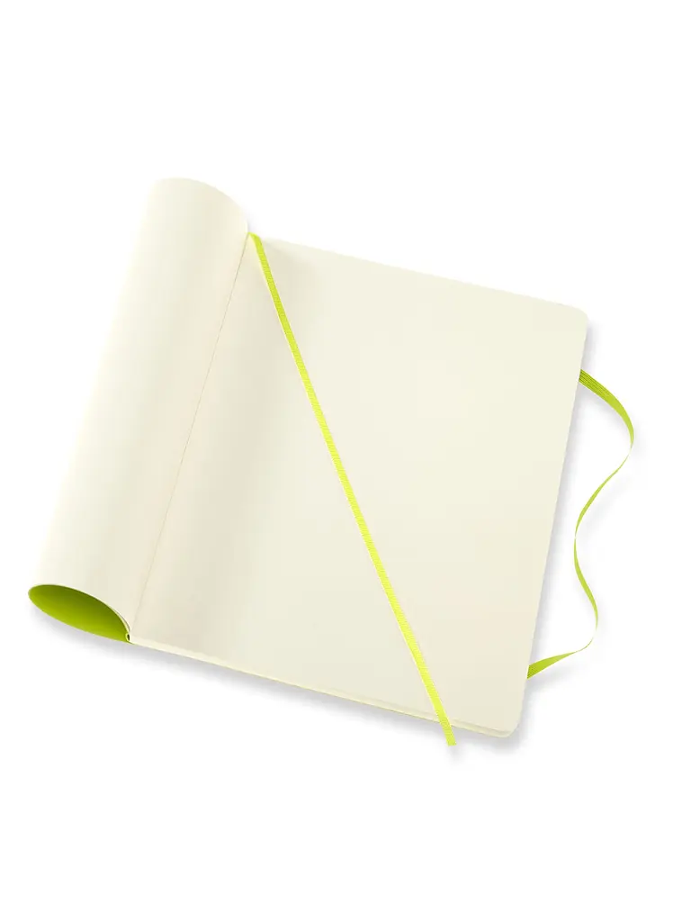 Записник Moleskine Classic великий, Нелінований Лимонний Зелений М'який (QP623C2) - фото 4