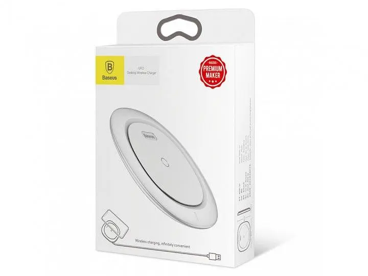 Беспроводное зарядное устройство для Baseus UFO Desktop Wireless Charger WXFD-02 White - фото 3