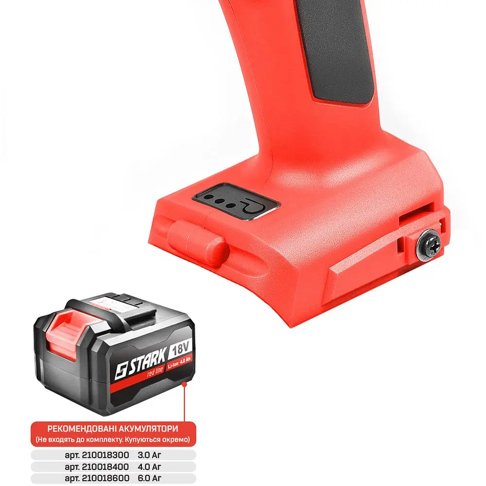 Шуруповерт аккумуляторный Stark CID-1830 B Body бесщеточный без зарядного и аккумулятора (210018210) - фото 6