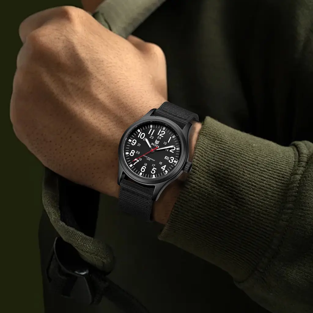 Наручний годинник чоловічий BESTA Command Black Чорний (3530) - фото 4