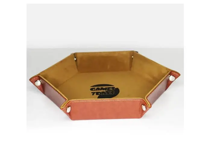 Настільна гра Games 7 Days Лоток для кубиків Hexagon dice tray - Brown (g7dhexdt03) - фото 5