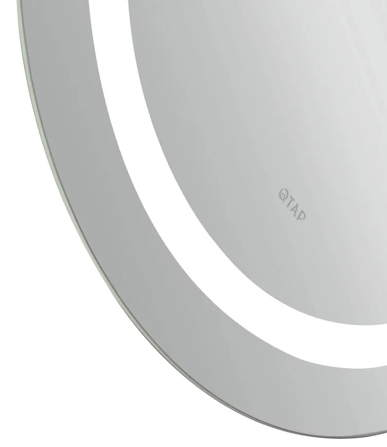 Дзеркало Qtap Gemini (GE1) овальне з LED-підсвічуванням Touch QT2578R6080 - фото 7
