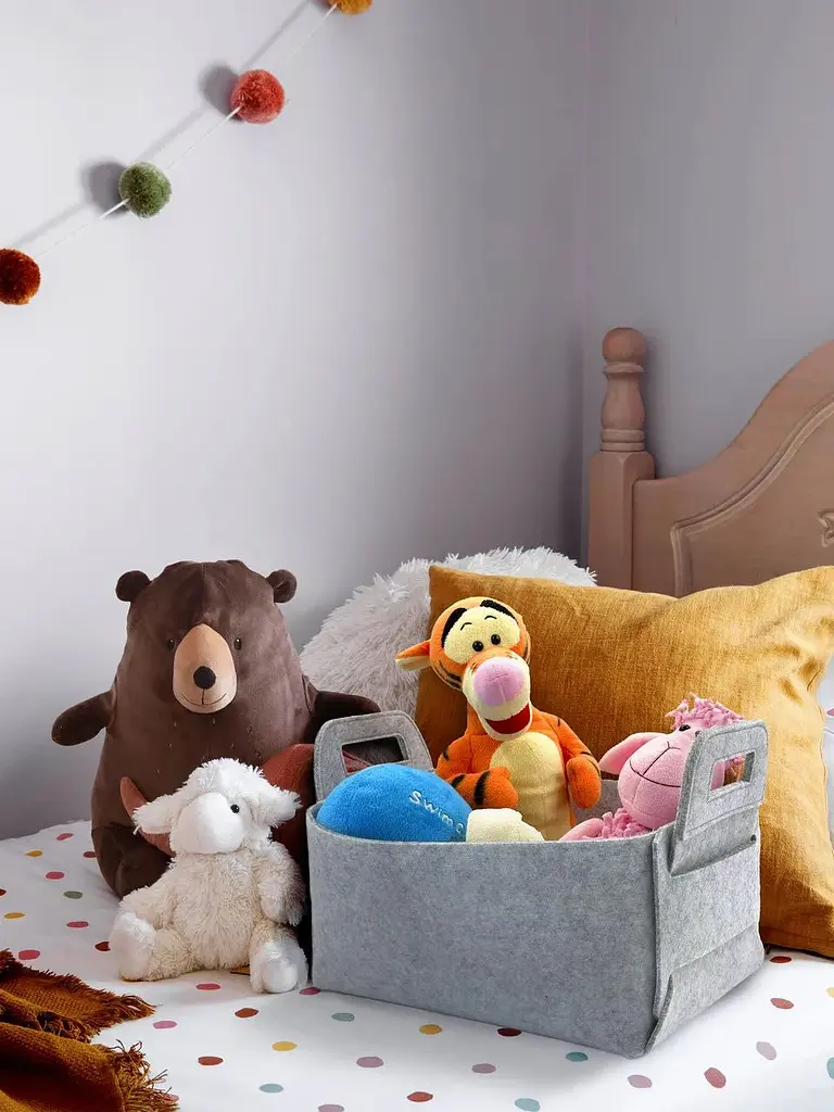 Кошик для зберігання Handy Home Фетр, 30х23х16 см, світло-сіра (UC-196) - фото 5