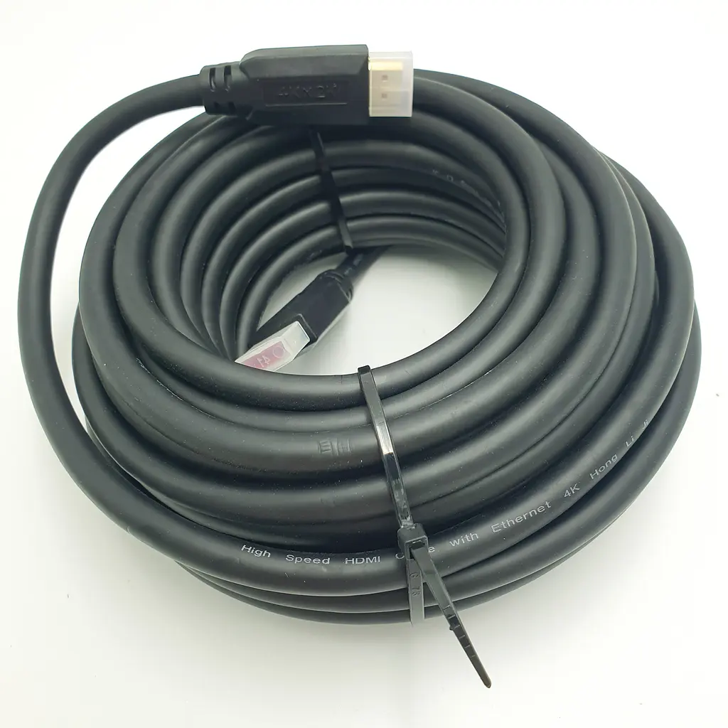 Кабель 4K HDMI to HDMI з підтримкою Ethernet UltraHD 4K шнур 10м чорний - фото 2