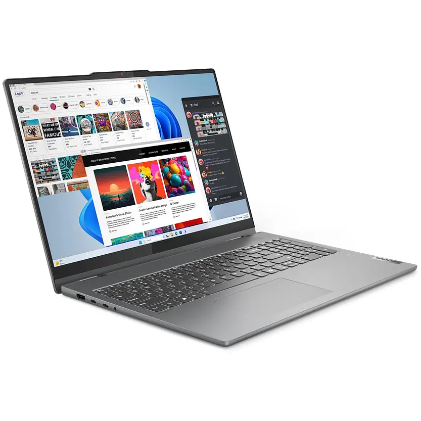 Ноутбук Lenovo IdeaPad 5 2-in-1 16AHP9 7 8845HS la 51GHz, IPS, сенсорный, 16GB LPDDR5x, 1TB - фото 6