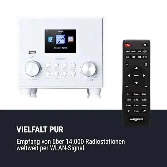 Интернет-радио проигрыватель OneConcept Streamo Cube (10034058) - фото 3