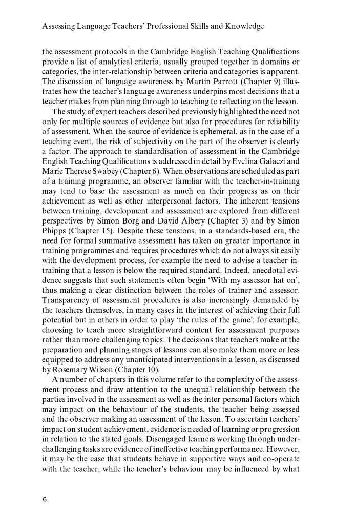 Assessing Language Teachers' Professional Skills and Knowledge - фото 5