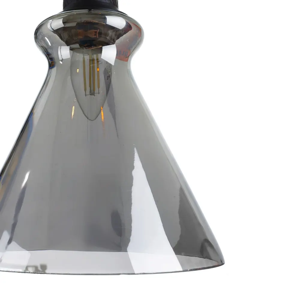 Люстра подвесная Brille современная Е27 60W BK (BL-664S/1) - фото 3