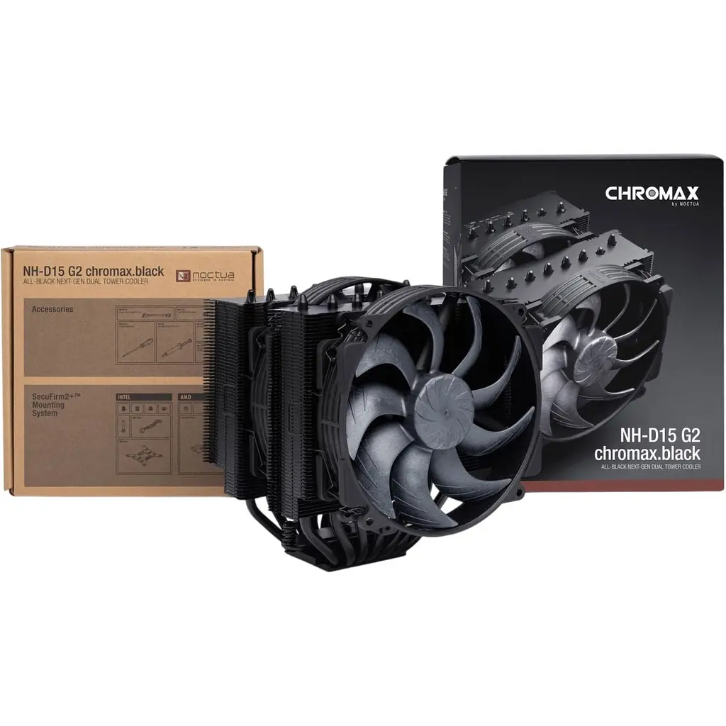 Кулер для процесора Noctua NH-D15 G2 chromax.black [176283] - фото 4