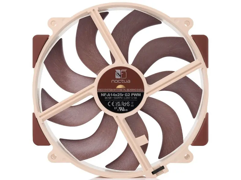 Вентилятор для корпусу Noctua NF-A14X25R G2 PWM - фото 2