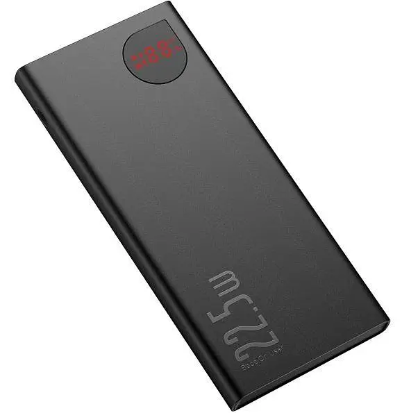 Акумулятор зовнішній Baseus Adaman Metal Digital Display Quick Charge 10000mAh 22.5W - фото 2