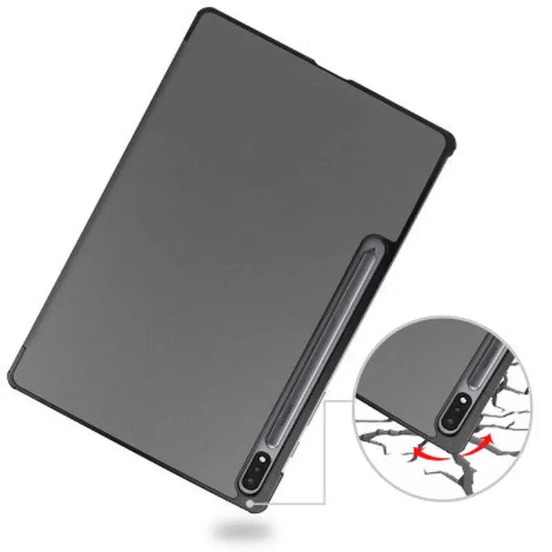 Чохол до планшета BeCover Smart Case Samsung Tab S9 Plus (SM-X810/SM-X816)/S9 FE Plus (SM-X610/SM-X616) 12.4" Gray (710324) - фото 5