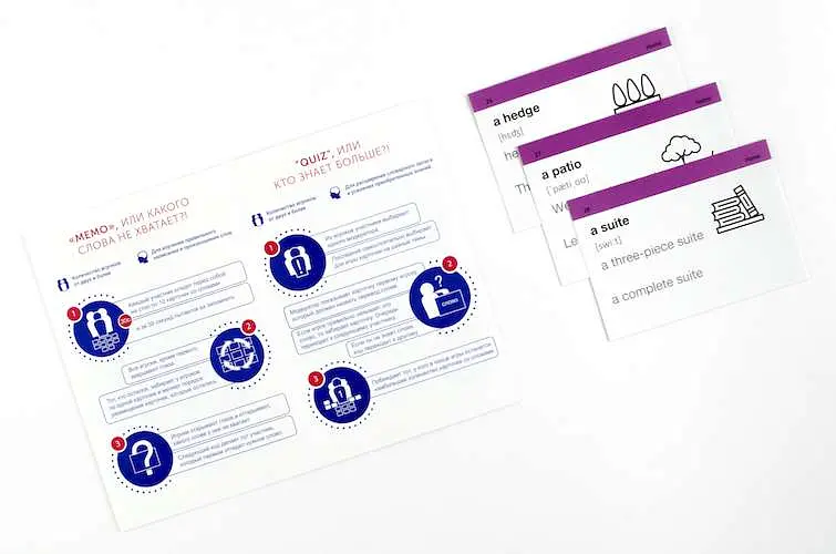 Настільна гра English Student Картки для вивчення англійської мови English Student Advanced C1 (рос.) (59122910) - фото 5