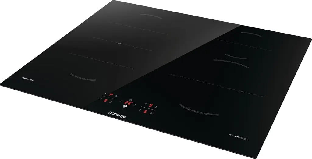 Варильна поверхня індукційна Gorenje 60 см PowerBoost TouchControl поєднання конфорок чорний - фото 3
