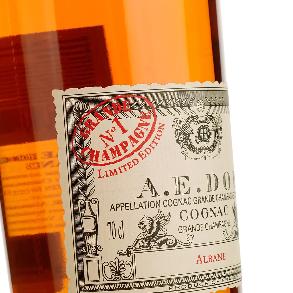 Набор подарочный: Коньяк A.E.Dor Albane 40% 0.7 л + 2 бокала - фото 7