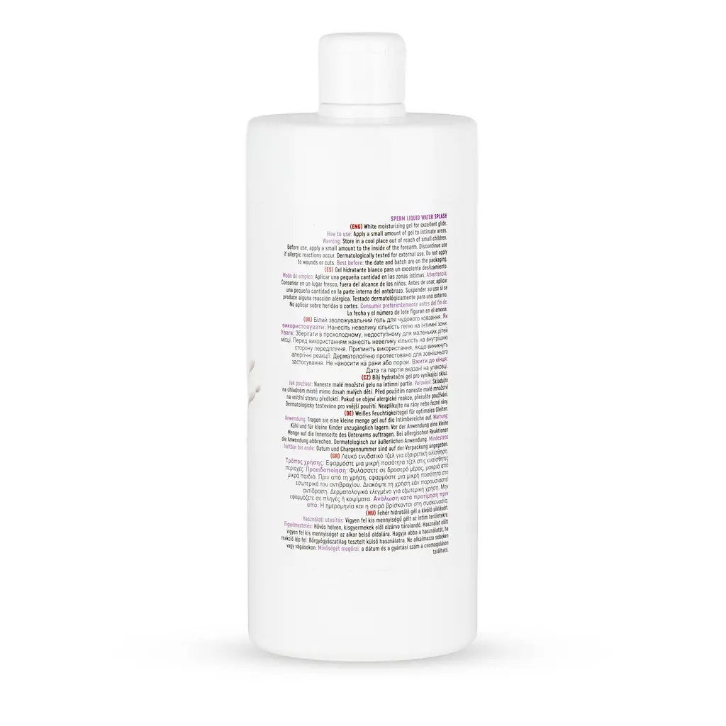Лубрикант на водній основі MyLove Sperm Liquid Water Splash, 1000 мл - фото 3