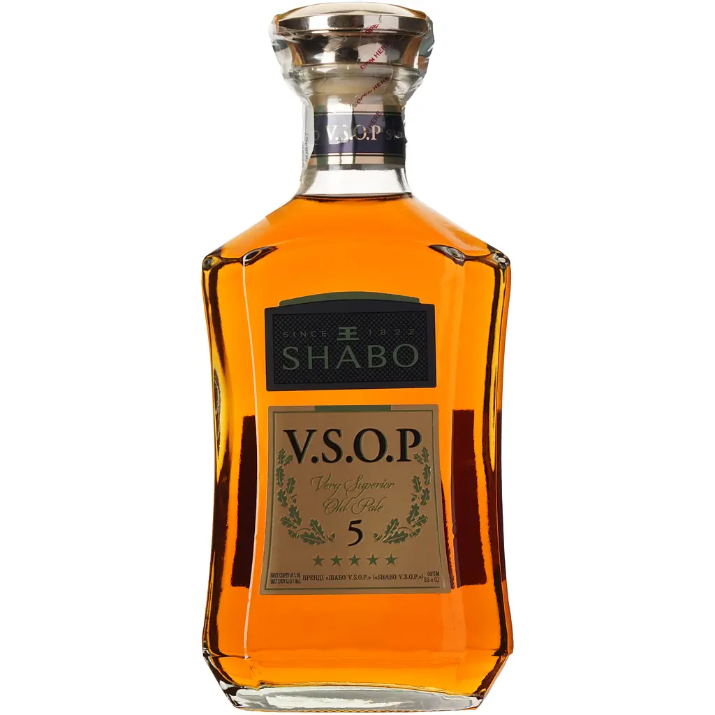 Бренді України Shabo V.S.O.P., 5 зірок, подарункова упаковка, 40%, 0,5 л - фото 3